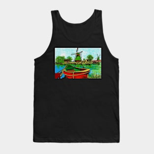 Windmills in the Netherlands. Tank Top